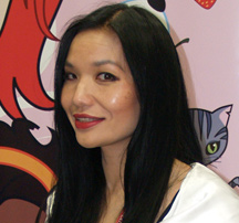Sandra Chang-Adair at the San Diego Comic-con in 2011